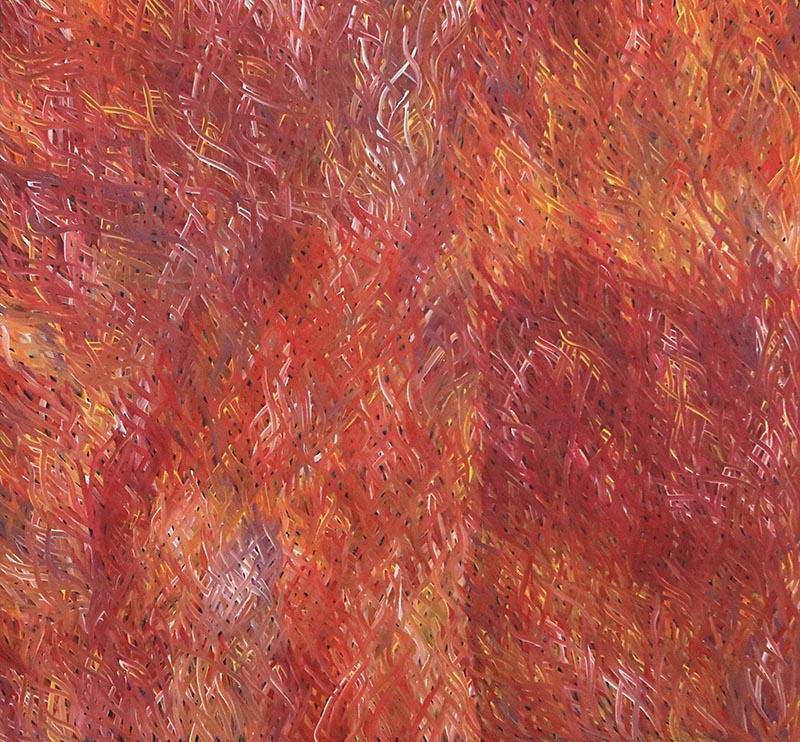 Grass Seed DreamingOriginal Aboriginal ArtBarbara WeirBoomerang Art