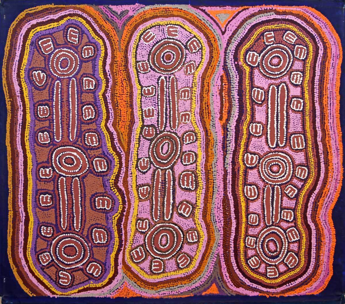 Brush-tailed PossumOriginal Aboriginal ArtJorna Nelson (1930-2011)Boomerang Art