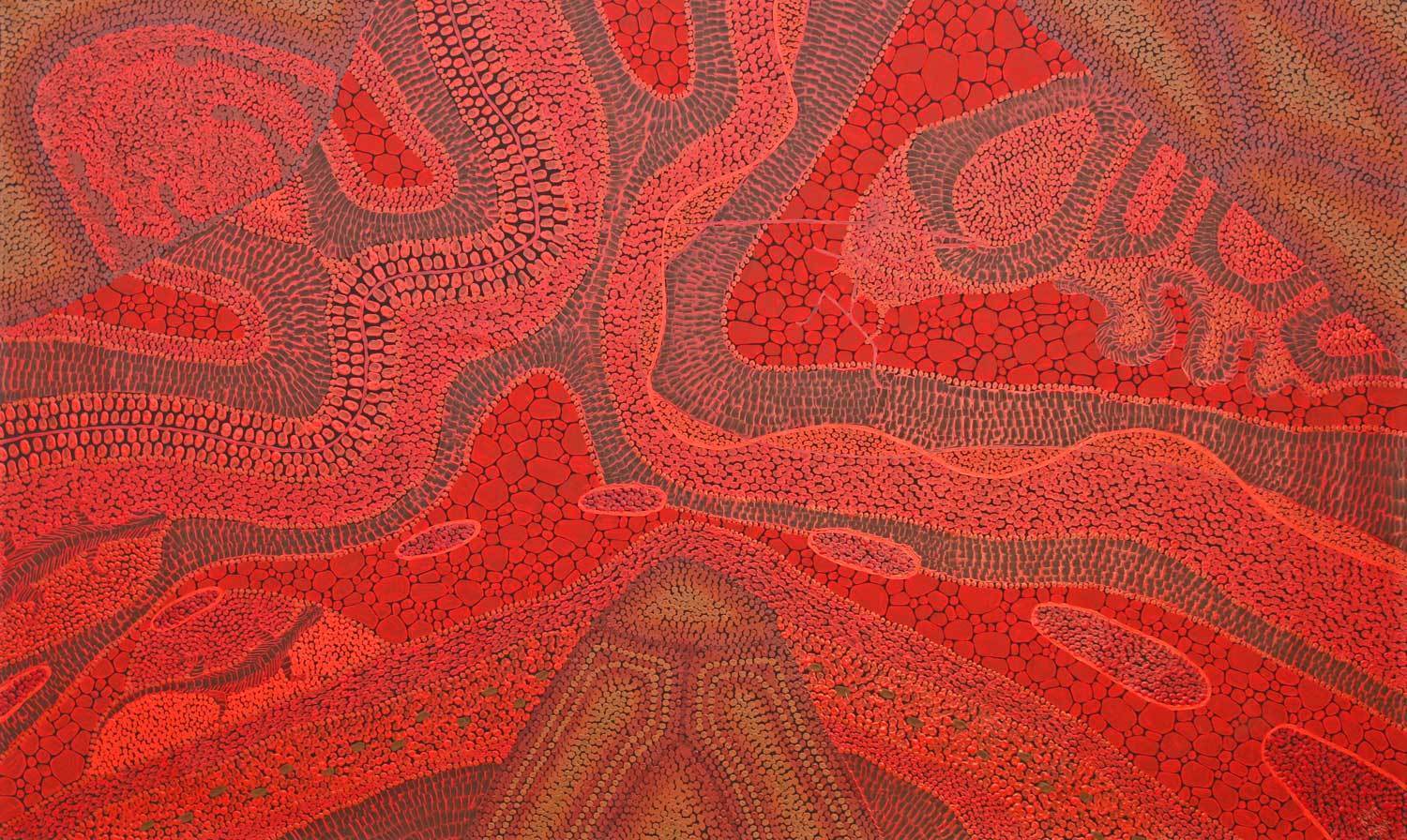 Kangaroo HunterOriginal Aboriginal ArtKurun WarunBoomerang Art