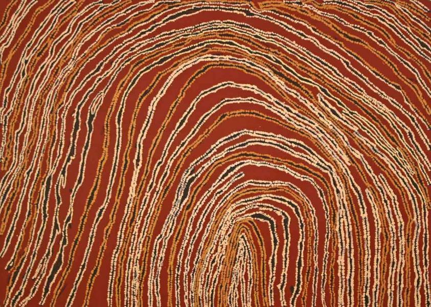 UntitledOriginal Aboriginal ArtWalangkura Napanangka (1946-2014)Boomerang Art
