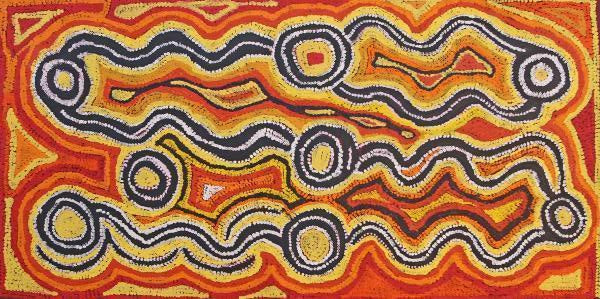 Bessie Nakamarra Sims (1930s-2012) | Boomerang Art