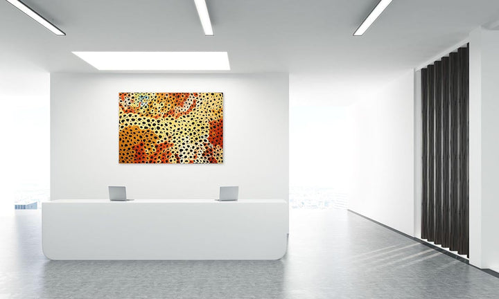 Aboriginal painting by Minnie Pwerle