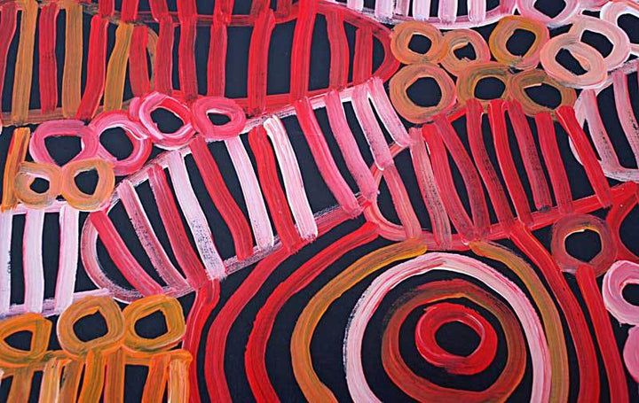 AwelyeOriginal Aboriginal ArtMinnie Pwerle (1910-2006)Boomerang Art