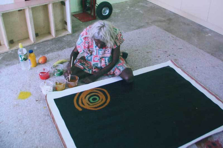AwelyeOriginal Aboriginal ArtMinnie Pwerle (1910-2006)Boomerang Art
