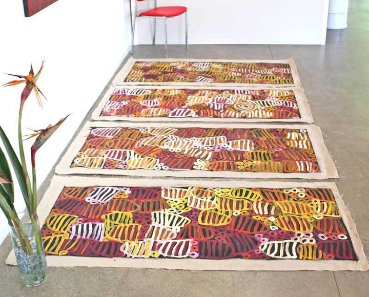 AwelyeOriginal Aboriginal PaintingMinnie Pwerle (1910-2006)Boomerang Art