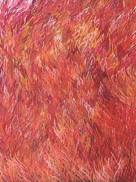 Grass Seed DreamingOriginal Aboriginal ArtBarbara WeirBoomerang Art