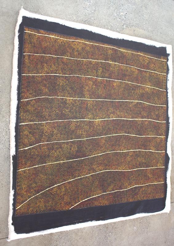 Bush Seed DreamingOriginal Aboriginal ArtKathleen Petyarre (c.1938 to 2018)Boomerang Art