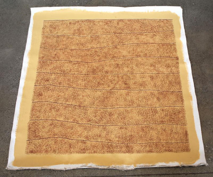 Bush Seed DreamingOriginal Aboriginal ArtKathleen Petyarre (c.1938 to 2018)Boomerang Art