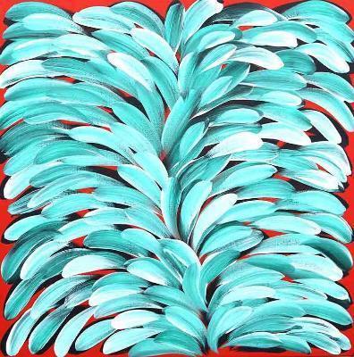 Bush Medicine DreamingOriginal Aboriginal ArtGloria PetyarreBoomerang Art