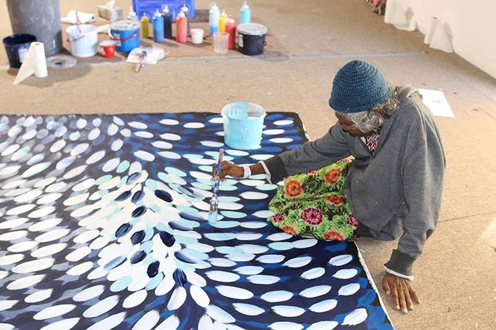 Bush Medicine DreamingOriginal Aboriginal ArtGloria Tamerre PetyarreBoomerang Art