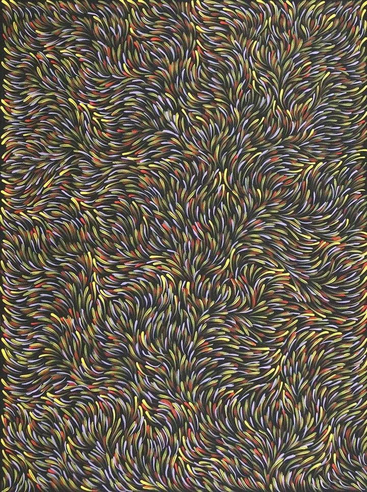 Bush Medicine LeavesOriginal Aboriginal ArtGloria Tamerre PetyarreBoomerang Art