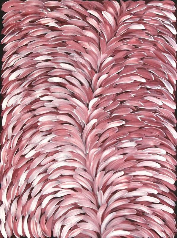 Medicine LeavesOriginal Aboriginal ArtGloria Tamerre PetyarreBoomerang Art