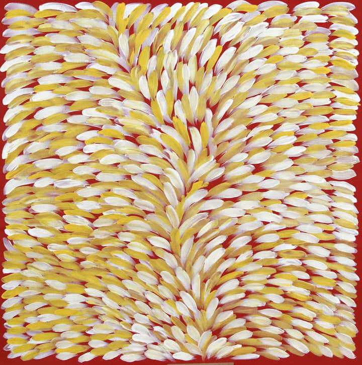 Bush Medicine LeavesOriginal Aboriginal ArtGloria Tamerre PetyarreBoomerang Art