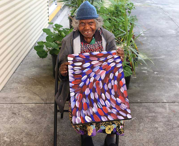 Bush Medicine DreamingOriginal Aboriginal ArtGloria PetyarreBoomerang Art