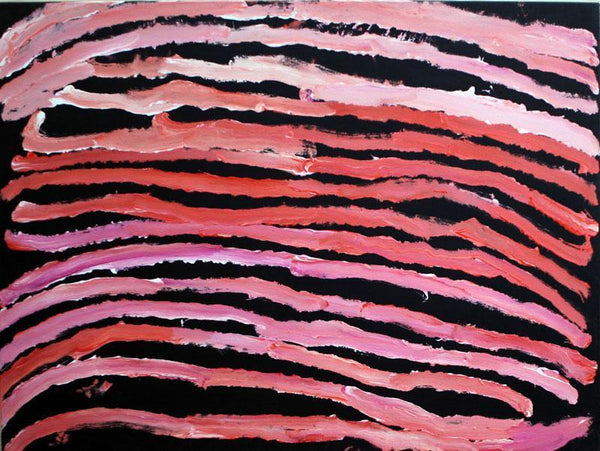 UntitledOriginal Aboriginal ArtMakinti Napanangka (1930-2011)Boomerang Art