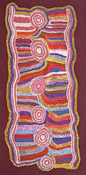 UntitledOriginal Aboriginal ArtPaddy Lewis (1928-2011)Boomerang Art