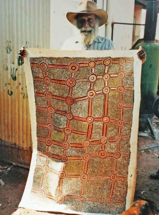 Awelye - Women's CeremonyOriginal Aboriginal PaintingGreeny Petyarre (1930-2010)Boomerang Art