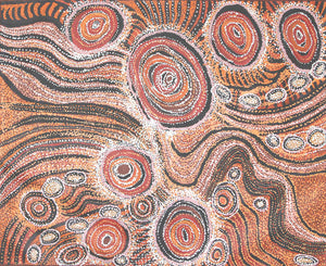 Aboriginal painting by Jennifer Ingkatji
