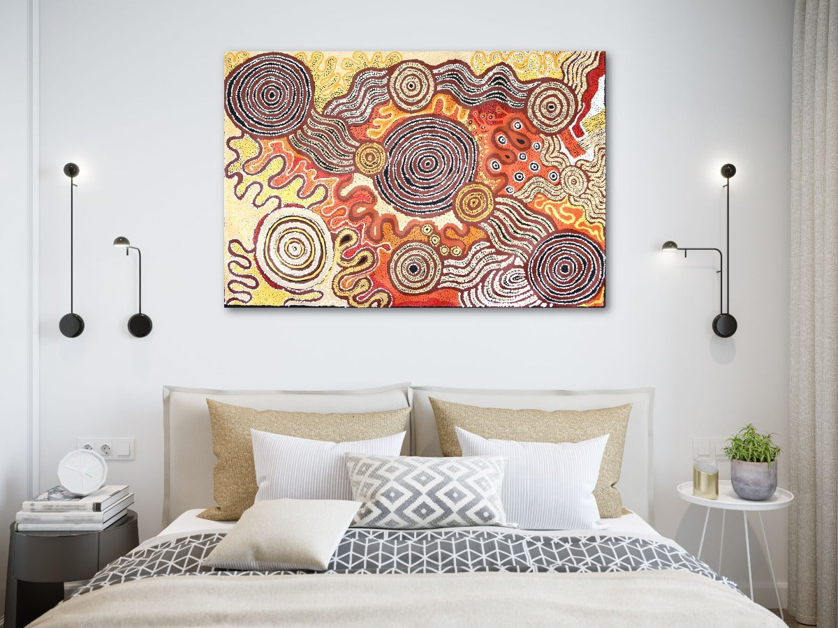 Original Aboriginal Art by Daisybell Kulyuru