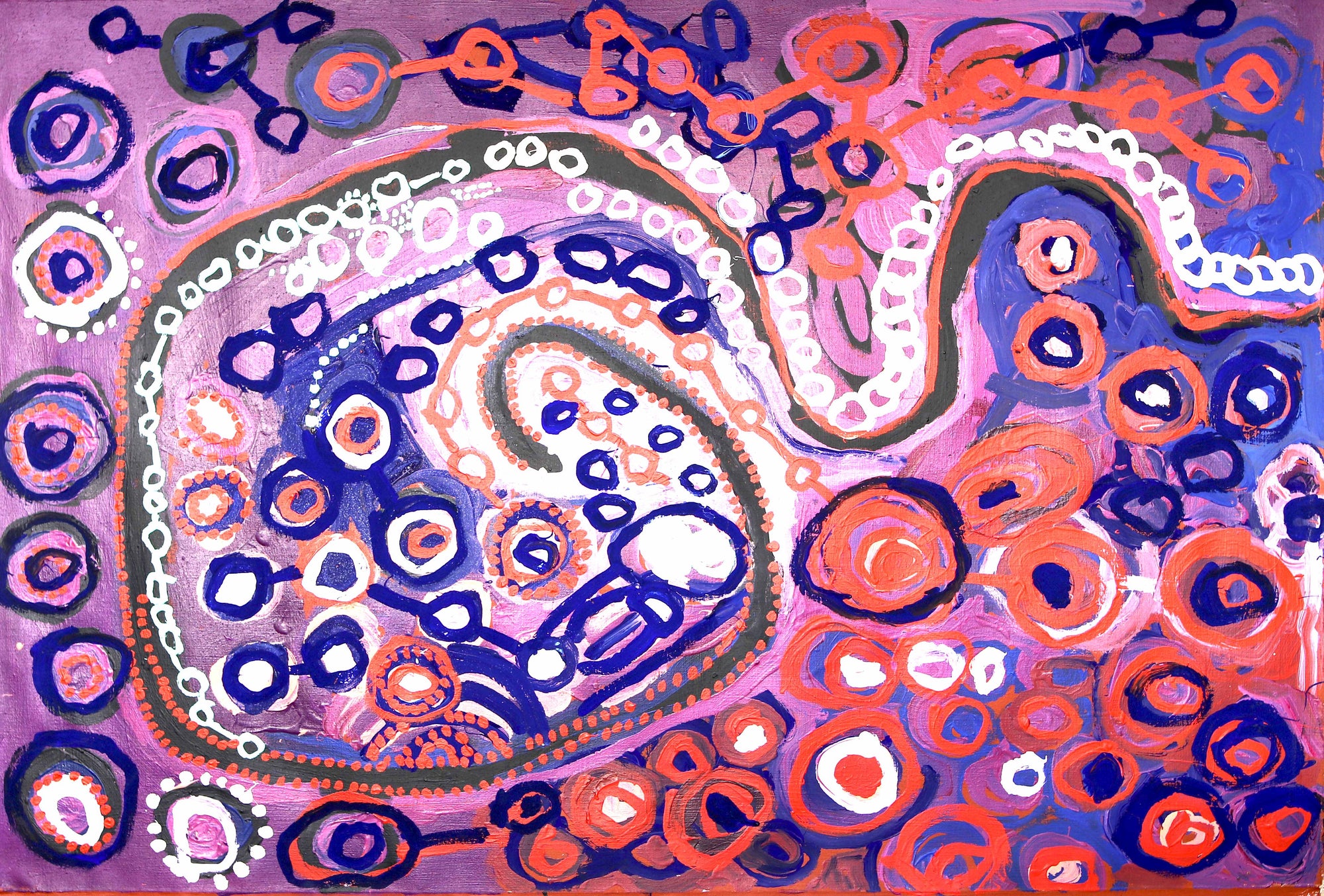 Kukika Adamson Australian original Aboriginal Art