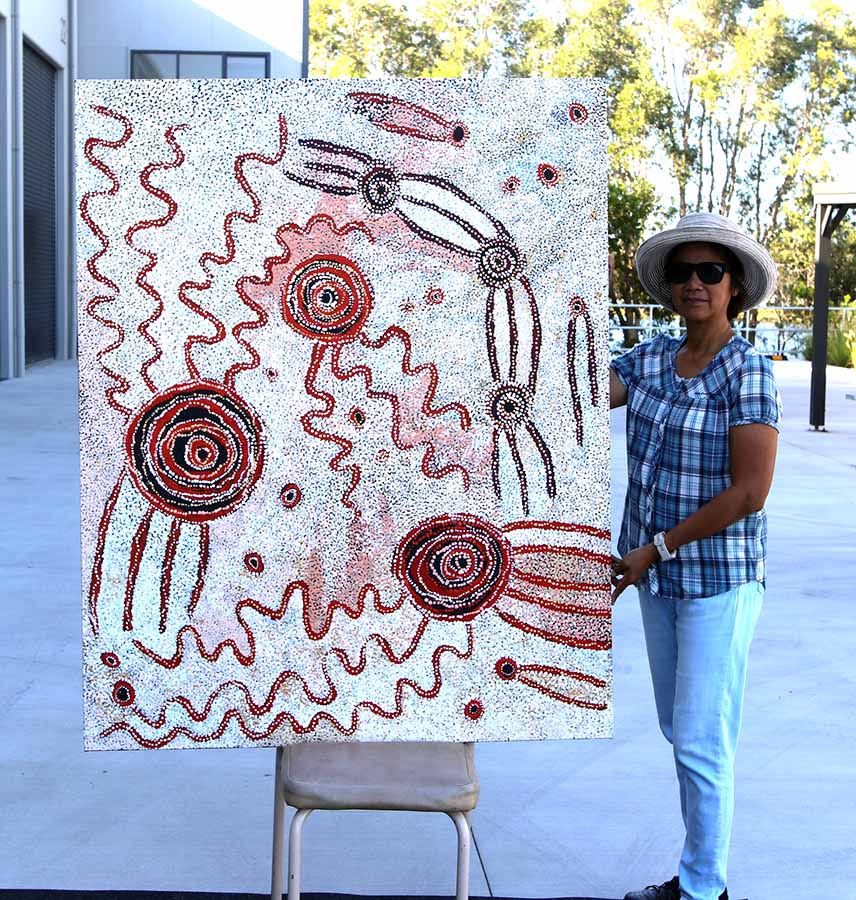 Aboriginal Art by Julie Yatjitja