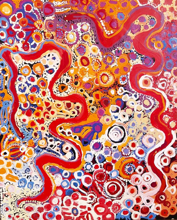 Original Aboriginal Art by Kukika Adamson