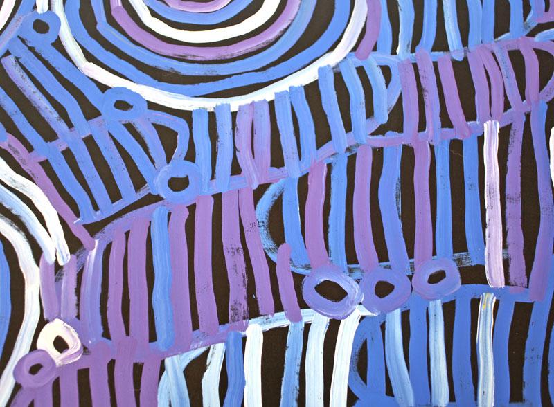 AwelyeOriginal Aboriginal ArtMinnie Pwerle (1910-2006)Boomerang Art