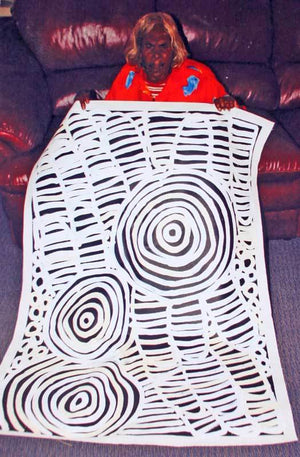AwelyeOriginal Aboriginal PaintingMinnie Pwerle (1910-2006)Boomerang Art