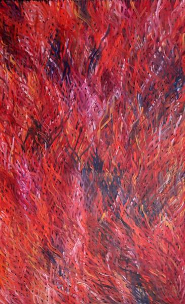 Grass Seed DreamingOriginal Aboriginal ArtBarbara WeirBoomerang Art