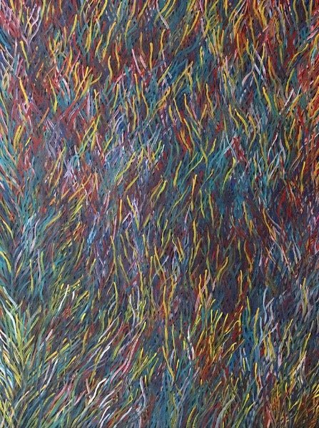 Grass Seed DreamingOriginal Aboriginal ArtBarbara WeirBoomerang Art