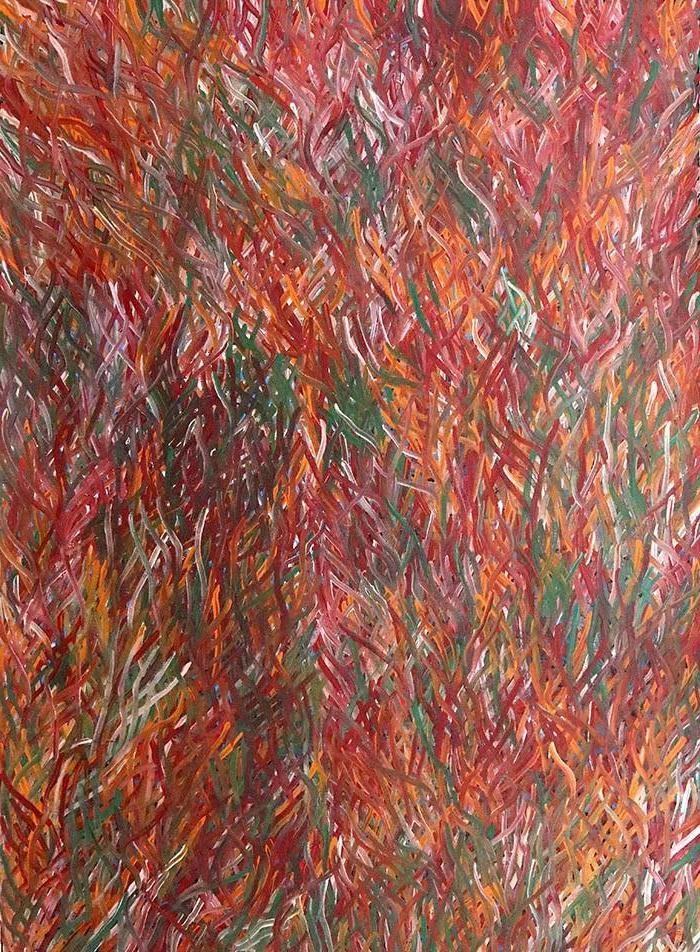 Grass Seed DreamingOriginal Aboriginal ArtBarbara WeirBoomerang Art