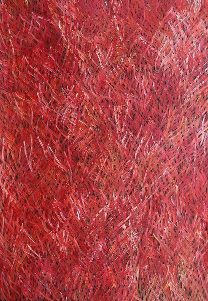 Grass Seed DreamingOriginal Aboriginal ArtBarbara WeirBoomerang Art