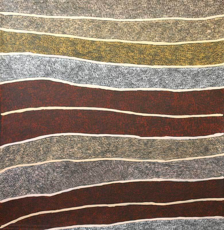 Bush Seed DreamingOriginal Aboriginal ArtKathleen Petyarre (c.1938 to 2018)Boomerang Art