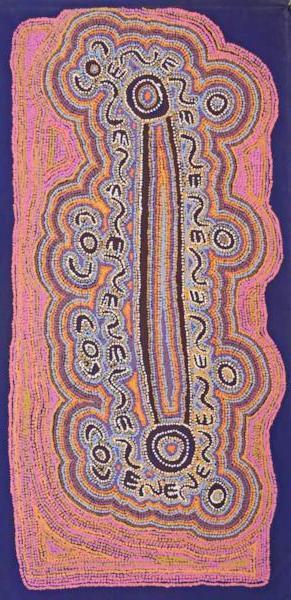 Mina MinaOriginal Aboriginal ArtJorna Nelson (1930-2011)Boomerang Art