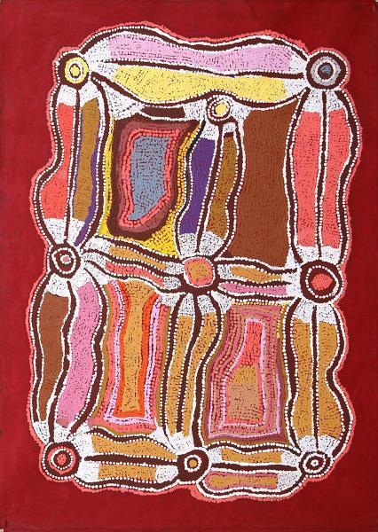 Mina MinaOriginal Aboriginal ArtJorna Nelson (1930-2011)Boomerang Art