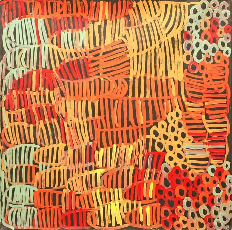 Aboriginal Art by Minnie Pwerle, Utopia painting