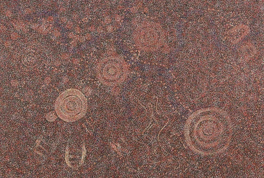 Mother CountryOriginal Aboriginal ArtBarbara WeirBoomerang Art