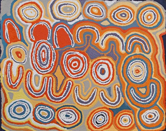 Mina MinaOriginal Aboriginal ArtNancy Napanangka GibsonBoomerang Art