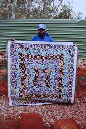Body PaintOriginal Aboriginal ArtViolet PetyarreBoomerang Art