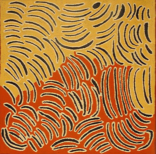 Women's CeremonyOriginal Aboriginal ArtTjunkiya Kamayi Napaltjarri (1927-2009)Boomerang Art