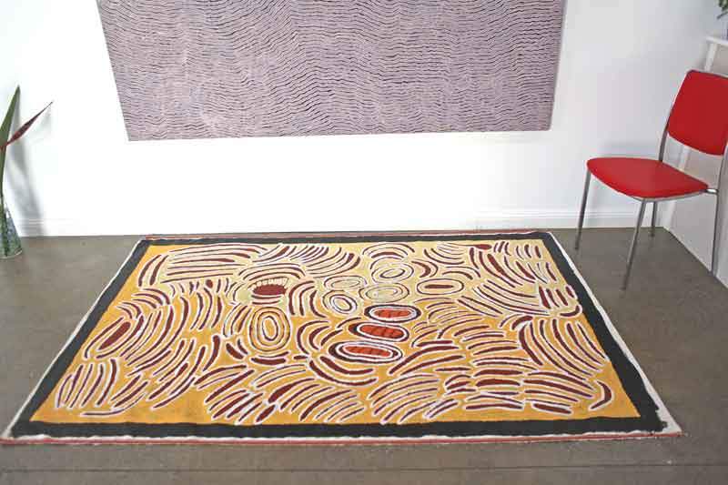 Women's CeremonyOriginal Aboriginal ArtTjunkiya Kamayi Napaltjarri (1927-2009)Boomerang Art