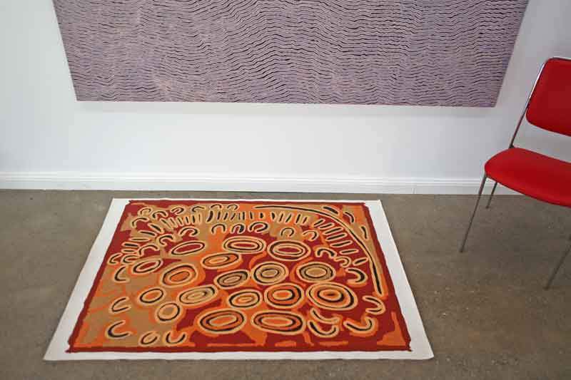 Women's CeremonyOriginal Aboriginal ArtTjunkiya Kamayi Napaltjarri (1927-2009)Boomerang Art